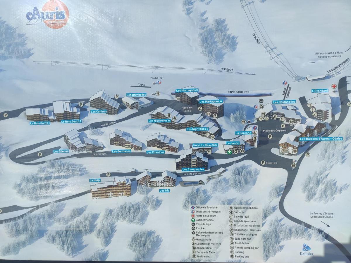 Les Iris T2 Station Alpe Huez Daire Auris Dış mekan fotoğraf